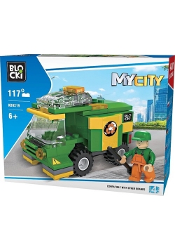 Klocki Blocki MyCity Uliczna zamiatarka 117 elementów