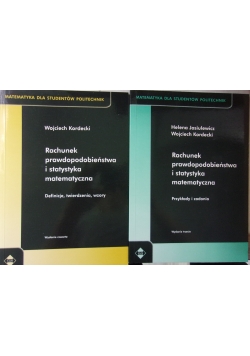 Rachunek prawdopodobieństwa i statystyka matematyczna, 2 książki