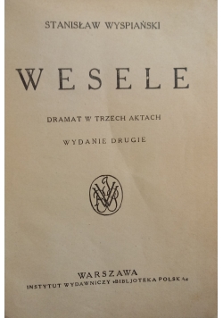 Wesele, 1950r.