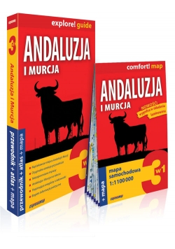 Andaluzja i Murcja 3w1: przewodnik + atlas + mapa