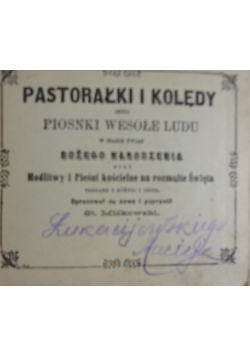 Pastorałki i kolędy, 1904 r.