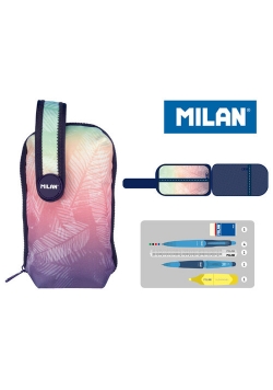 Multipiórnik MILAN owalny mini z 1 piórnikiem Sunset