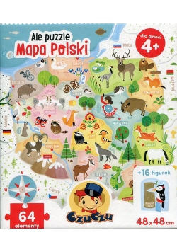CzuCzu Ale puzzle Mapa Polski 64