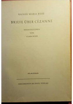 Briefe uber cezanne