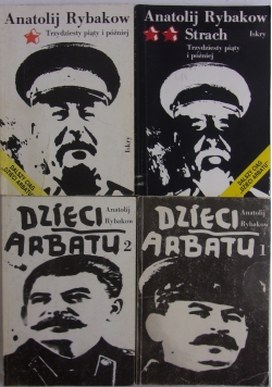 Anatolij Rybakow, zestaw 4 książek