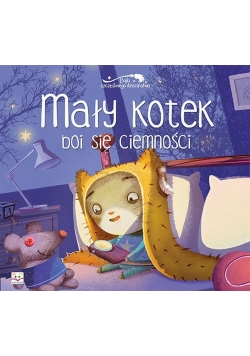 Mały kotek boi się ciemności