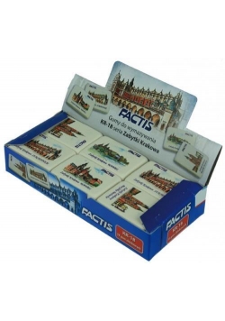 Gumki KR-18 Zabytki Krakowa (18szt) FACTIS