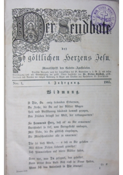 Der Sendbote, 1965r.