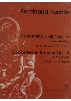 Concertino D-dur op. 15