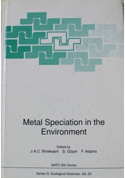 Metal Speciation in the Environment