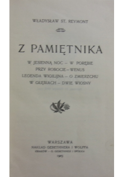 Z pamiętnika, 1903 r.