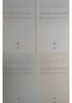 Polski Słownik Biograficzny, Zestaw 4 książek, Zeszyt od 152- 155