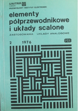 Elementy półprzewodnikowe i układy scalone Rok IV nr 2