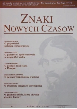 Znaki Nowych Czasów, nr 1