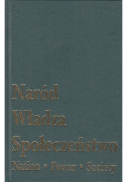 Naród władza Społeczeństwo
