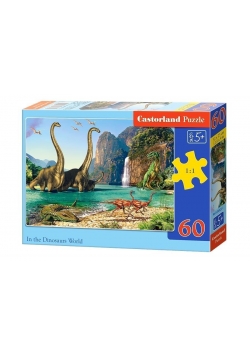 Puzzle 60 Świat Dinozaurów CASTORLAND, Nowa