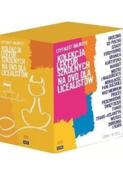 Kolekcja lektur szkolnych na DVD dla liceum, zestaw 17 płyt DVD