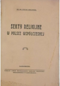 Sekty religijne w Polsce współczesnej, 1937 r.