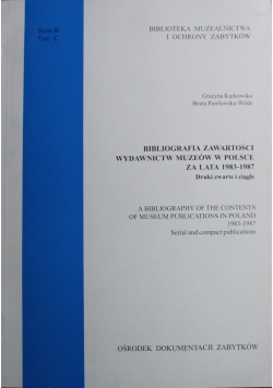 Bibliografia zawartości wydawnictw muzeów w Polsce za lata 1983 - 1987
