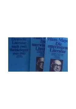 Deutsche Literatur nach zwei Weltkriegen 1945-1985, zestaw 2 książek