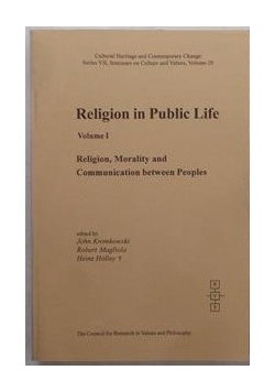Religion in Public Life, Volume I