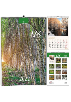 Kalendarz 2022 B3 13 plansz Las