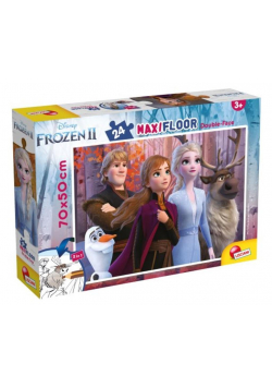 Puzzle podłogowe dwustronne Maxi 24 Kraina Lodu 2