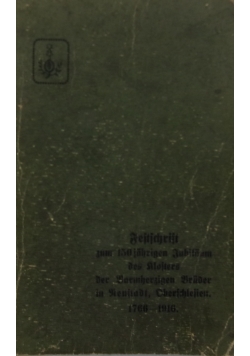 Beschte Klolterd der barmherzigen bruder in neusfadt, 1916 r.