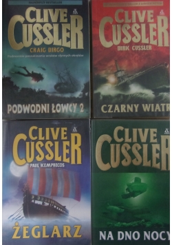 Clive Cussler, zestaw 4 książek