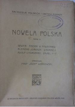 Nowela Polska, Tom III