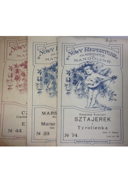 Nowy repertuar na skrzypce lub mandolinę, zestaw 4 zeszytów