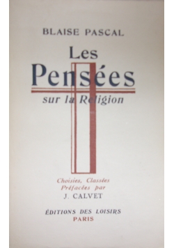 Les Pensees sur la Religion, 1948 r.