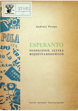 Esperanto Podręcznik języka międzynarodowego