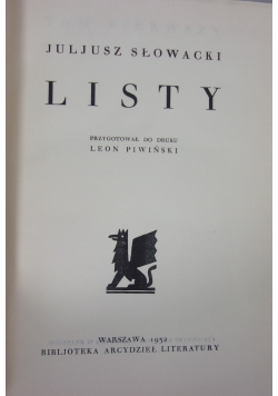 Listy, 1932 r.
