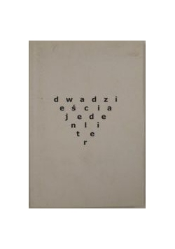 Dwadzieścia jeden liter + CD