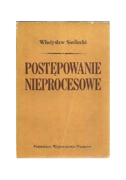 Postępowanie nieprocesowe