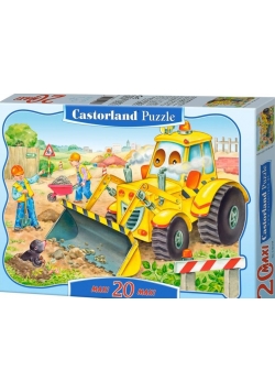 Puzzle 20 maxi - Spychacz CASTOR, nowa