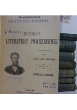 Historya literatury powszechnej, Zestaw 8 tomów, 1902r