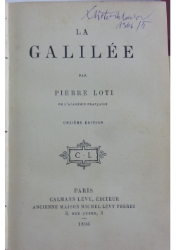 La Gallee,1896 r.