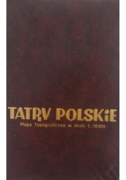 Tatry Polskie Mapa Topograficzna