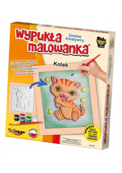 Wypukła Malowanka - Mały Kotek
