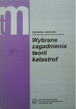 Wybrane zagadnienia teorii katastrof