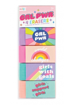 Gumki GRL PWR 4 sztuki