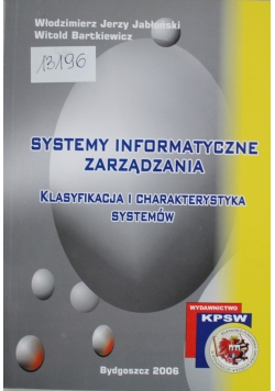 Systemy informatyczne zarządzania