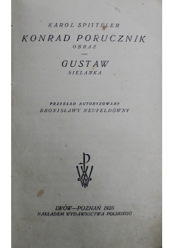 Konrad Porucznik Gustaw 1925 r