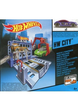 Hot Wheels Warsztat z podnośnikiem Zestaw