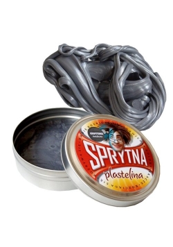 Sprytna Plastelina Metaliczna Grafit