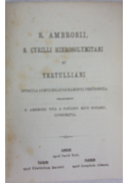 Sanctorum Patrum,1874r.