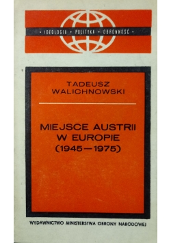 Miejsce Austrii w Europie