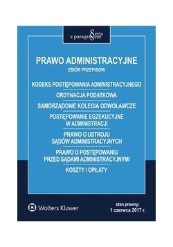 Prawo administracyjne Zbiór przepisów